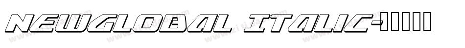 NewGlobal Italic字体转换